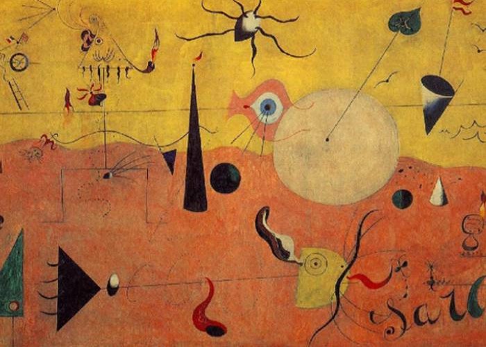 2. Joan Miró. The Hunter (Catalan Landscape)
