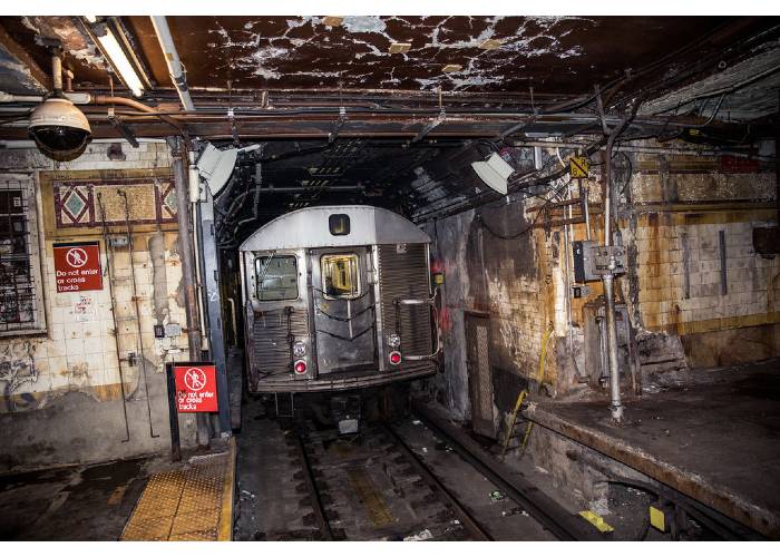 New York City subway in the seventies