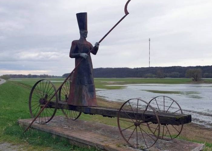 44. Charon by Bernd Streiter, 1994, Lenzener Straße, Mödlich, Germany