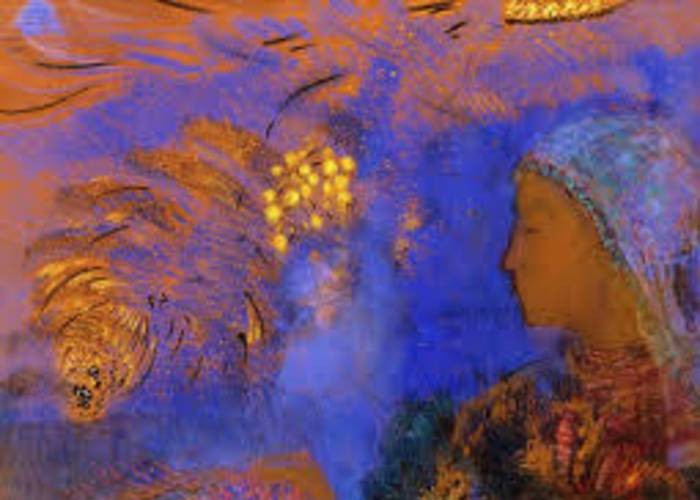 Odilon-Redon-Head-of-a-woman-300x214