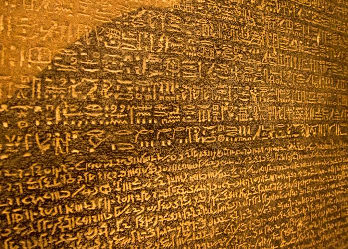 2. Rosetta Stone (detail)
