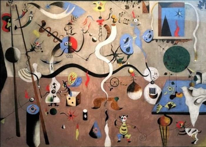 Joan-Miro-Le-Carnaval-d’Arlequin-public-domain-day-2020