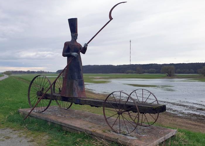 33. Charon by Bernd Streiter, 1994, Lenzener Straße, Mödlich, Germany