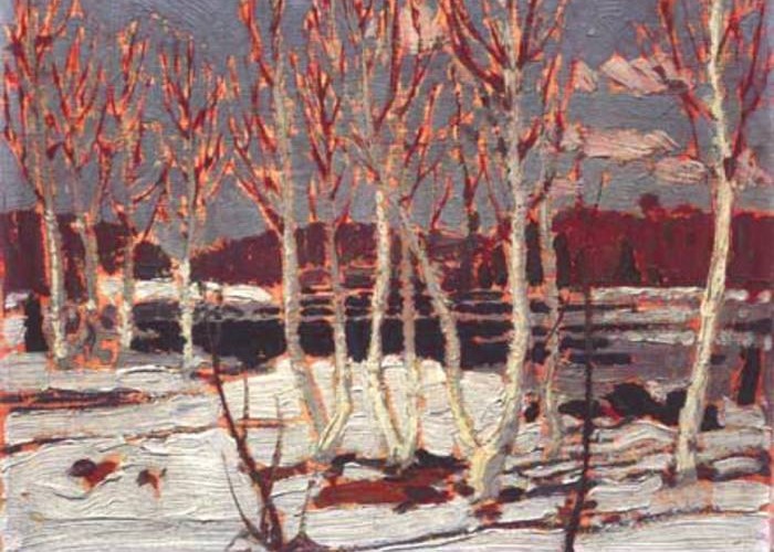 Tom Thomson. april-in-algonquin-park-1917