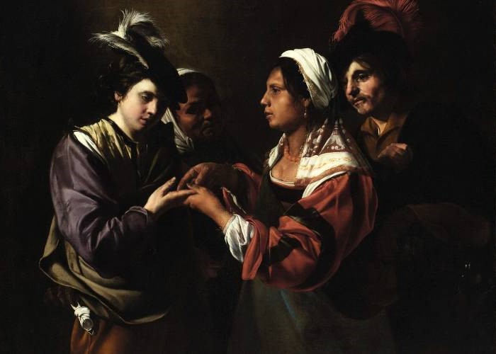Bartolomeo_Manfredi_The_Fortune_Teller. 1616 -_Detroit_Institute_of_Arts