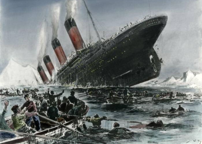 Sinking of the Titanic Willy Stöwer 1912